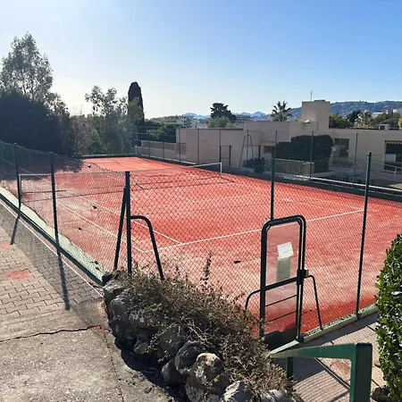 2 Pieces Centre Juan Moderne Avec Piscine Tennis شقة أنتيب